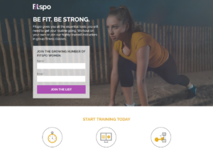 Fitness Trainer Mini Website